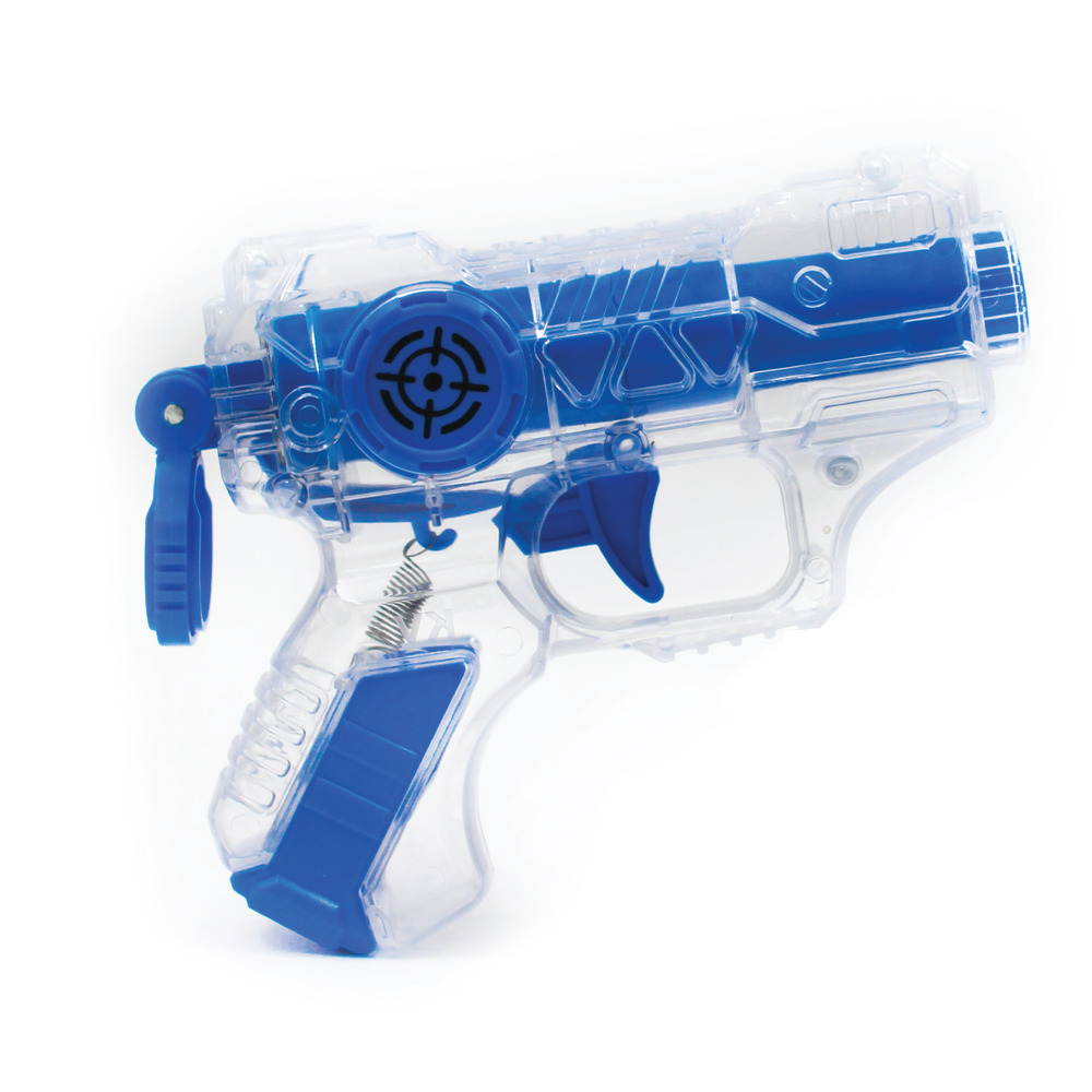 2910	Thunder Strike Transparent Gun with 6 Darts - Available in 4 Colors