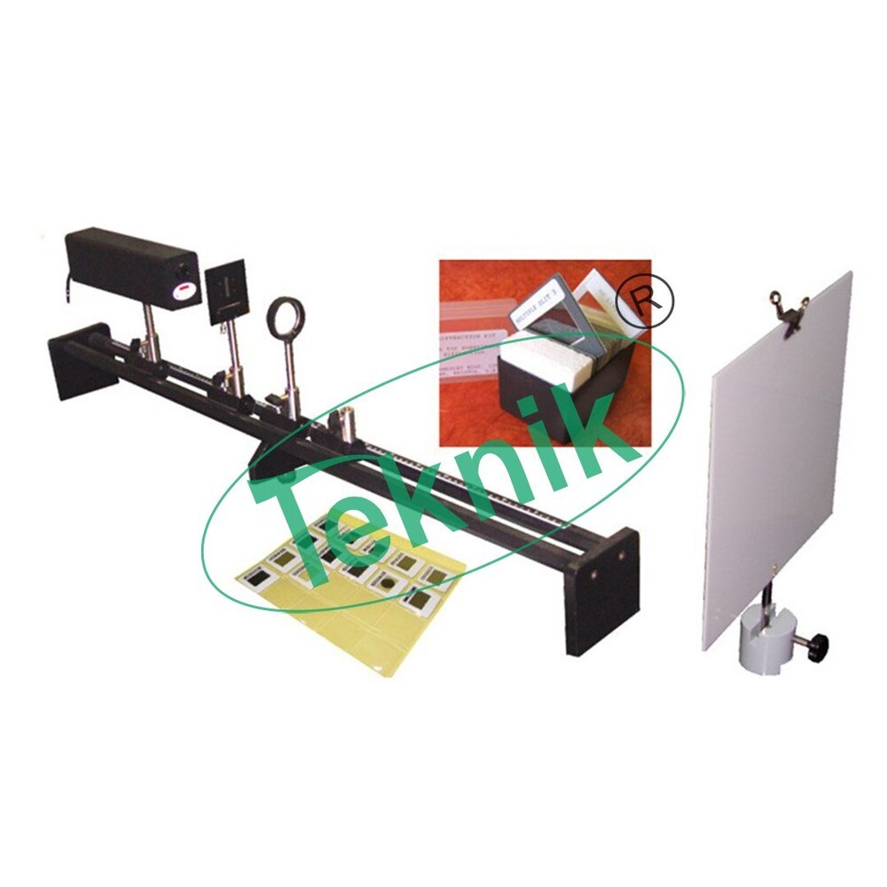 Laser Experimental Setup With He-ne Laser (Complete Setup)