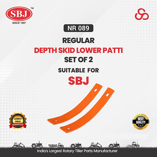 Depth Skid Lower Patti Suitable for SBJ - Metal Material, Orange Color | High Durability, Precision Fit, 1-Year Warranty, Fast Dispatch