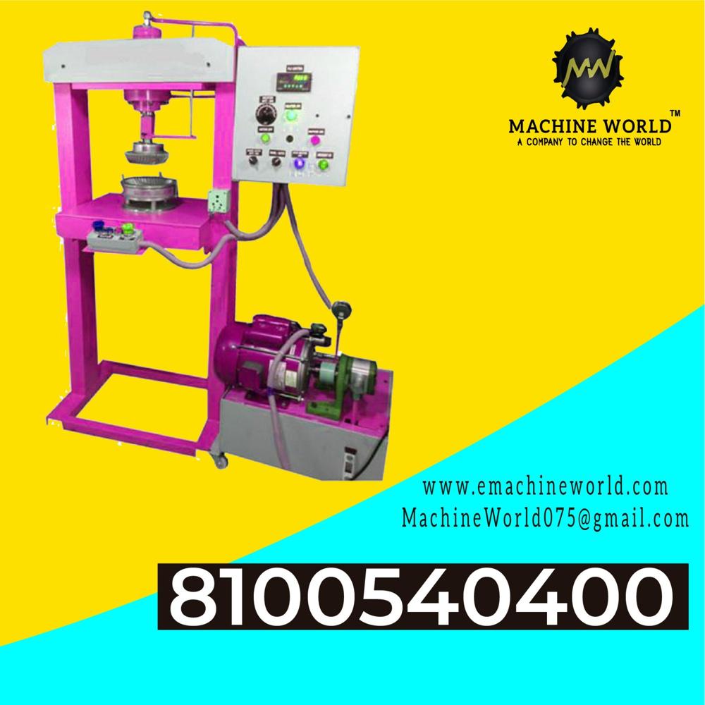 Semi Automatic Paper Plate Making Machine - Material: Ms