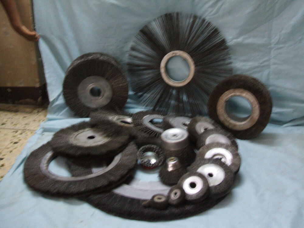 White Abrasive Nylon Disc Brushes