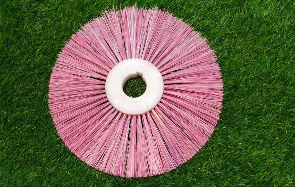 Road Sweeping Brush For Cleaning - Color: Pink