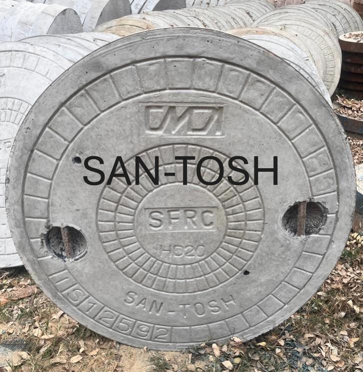 SFRC/RCPC/RCC Manhole Cover With Frame