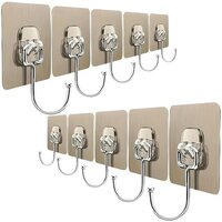Golden Wall Steel  Hook Sticker