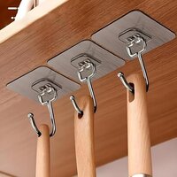 Golden Wall Steel  Hook Sticker