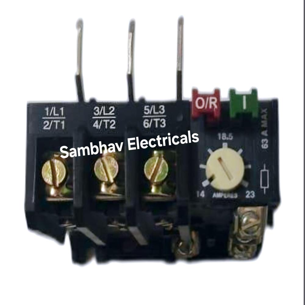 L&t Mn2 Thermal Overload Relay - Color: Black