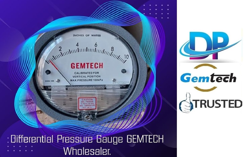 GEMTECH Differential Pressure Gauge Wholesale India Supplier By Bangalore Jayanagar - Mysuru India Karnataka