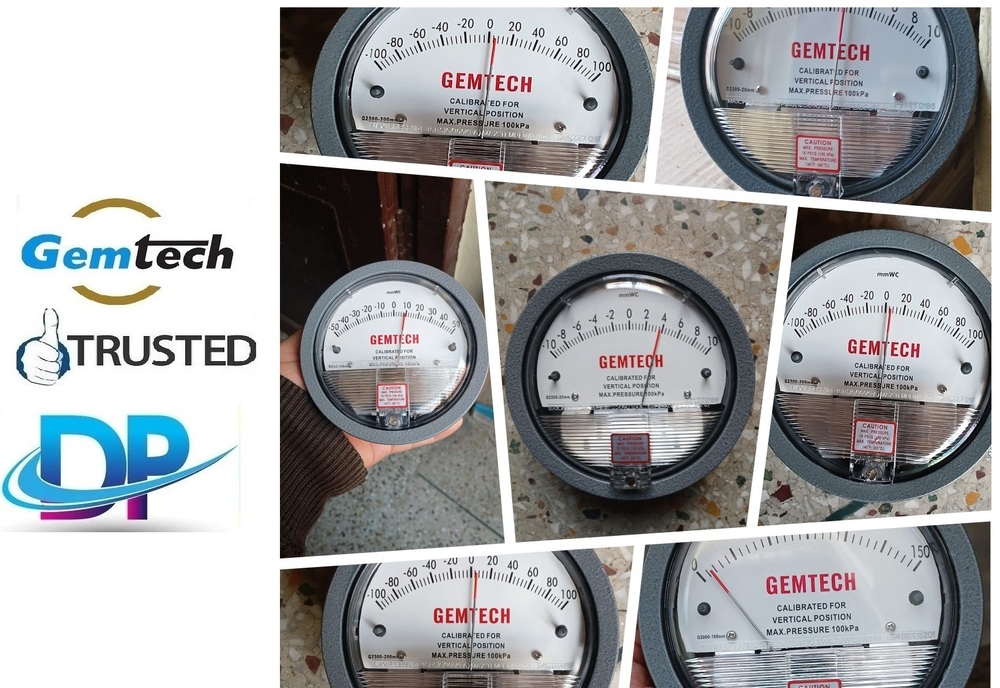 GEMTECH Differential Pressure Gauge Wholesale India Supplier By Bangalore Jayanagar - Mysuru India Karnataka