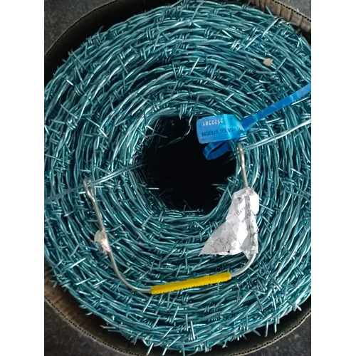 Barbed Fencing Wire - Color: Green