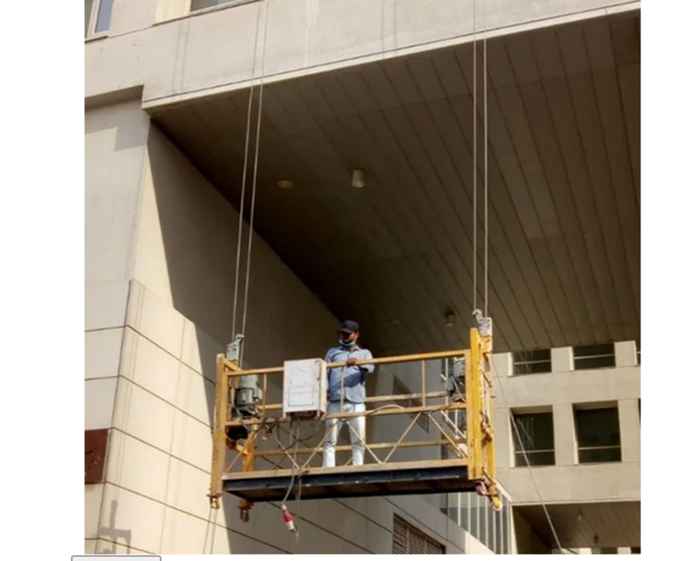 Suspended Rope Platform - Application: Construction