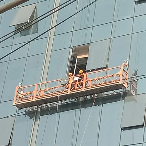 Construction Suspended Platform - Color: Orange