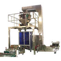 Potato Chips Packaging Machine - Stainless Steel, 220-240 Volt , Silver Color, Automatic Operation With Human Machine Interface System, Highly Efficient