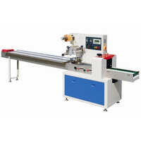 Industrial Flow Wrap Machine - Mild Steel, 3600x1500x200 Mm, 30-150 Packets/minute | Computerized Plc Control System, 700 Kg Weight, 3000 Watt Power