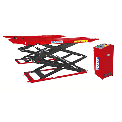 Low Rise Thin Scissor Lift Pneumatic Unlock