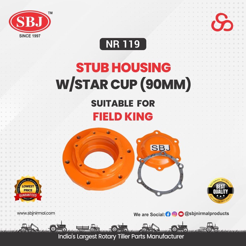 STUB HOUSING WITH STAR CUP SUITABLE FOR FIELDKING