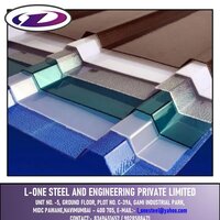 Green Mild Steel Roofing Sheet