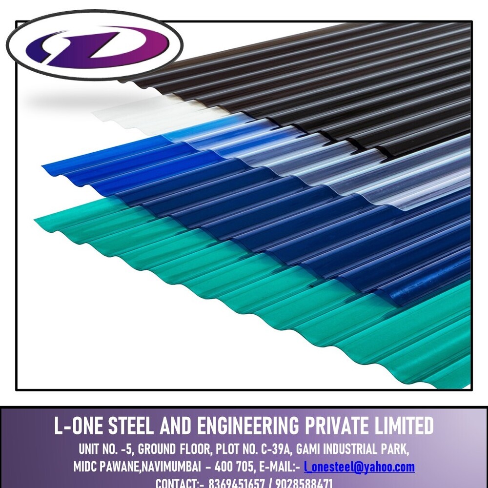 Green Mild Steel Roofing Sheet