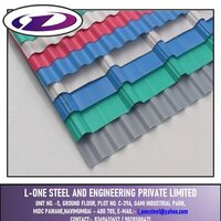 Green Mild Steel Roofing Sheet