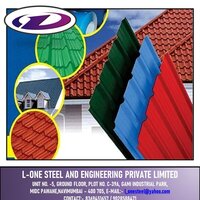 Green Mild Steel Roofing Sheet