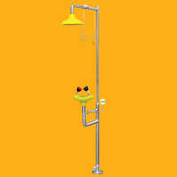Safety Shower with Eye Wash