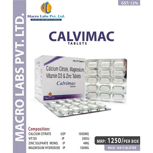 Calvimac Tablets - Drug Type: General Medicines