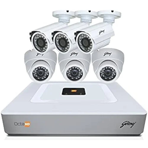 Godrej 8 Port Hd Quality Cctv. Kit - Camera Pixels: 2 Megapixel (Mp )