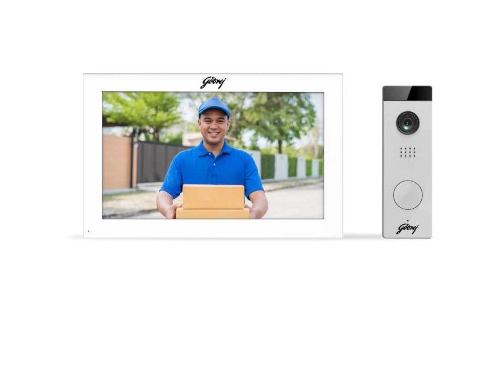 Godrej Video Door Phone(Seethru Pro Nova) - Color: White