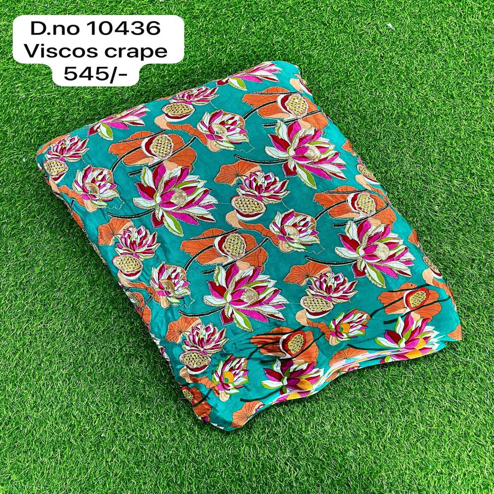 Lightweight Viscose Crepe Fabric