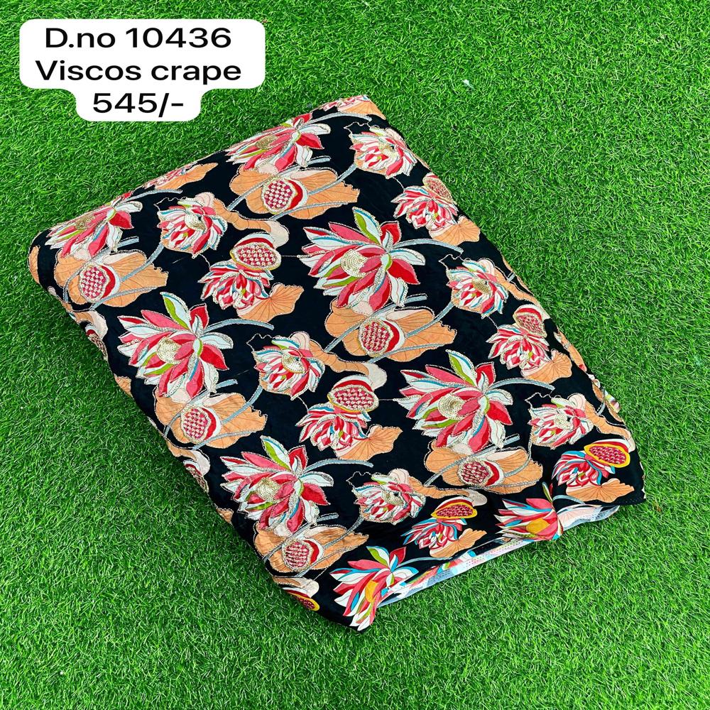 Lightweight Viscose Crepe Fabric