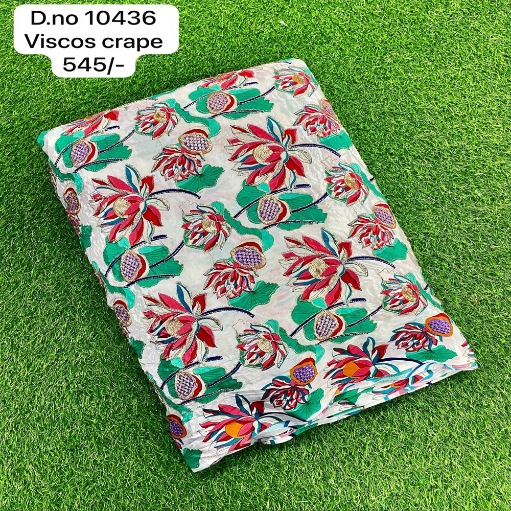 Lightweight Viscose Crepe Fabric