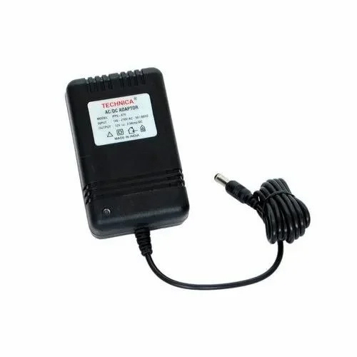 Ac Dc Power Adapter - Color: Black