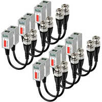 5 Pin Analog BNC F Video & DC Jack Female Cord CCTV AHD TVI CVI 1080P Camera Power HD White Cable