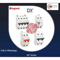 Legrand Mcb - Plastic Material, Standard Size, White Color | 1 Year Mechanical Life, Reliable Circuit Breaker For Electrical Use