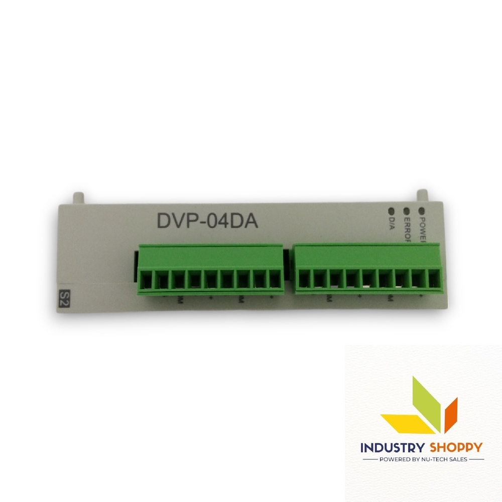 Delta Dvp04da-s2 Plc Module - Color: Grey