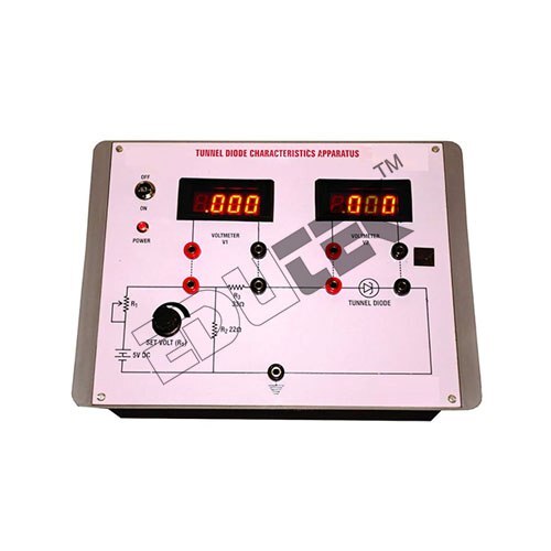 TUNNEL DIODE CHARACTERISTICS APPARATUS WITH BAKELITE PANEL & DIGITAL PANEL METERS