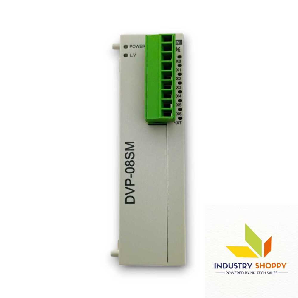 Delta Dvp08sm11n Plc Module - Color: Grey