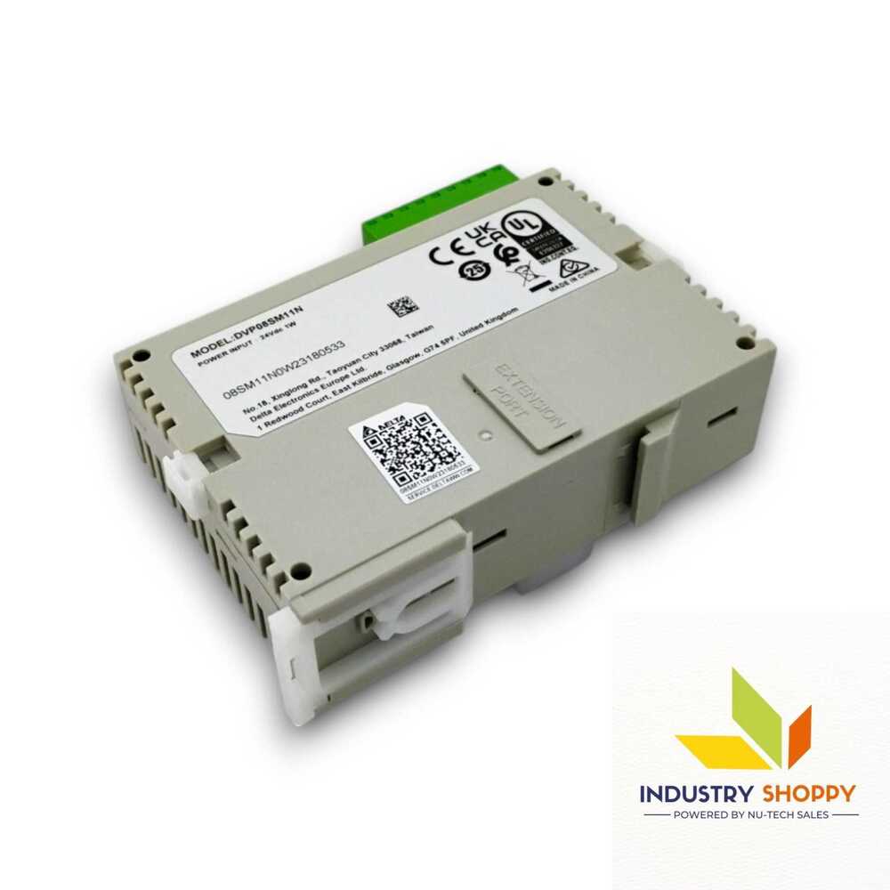 Delta Dvp08sm11n Plc Module - Color: Grey