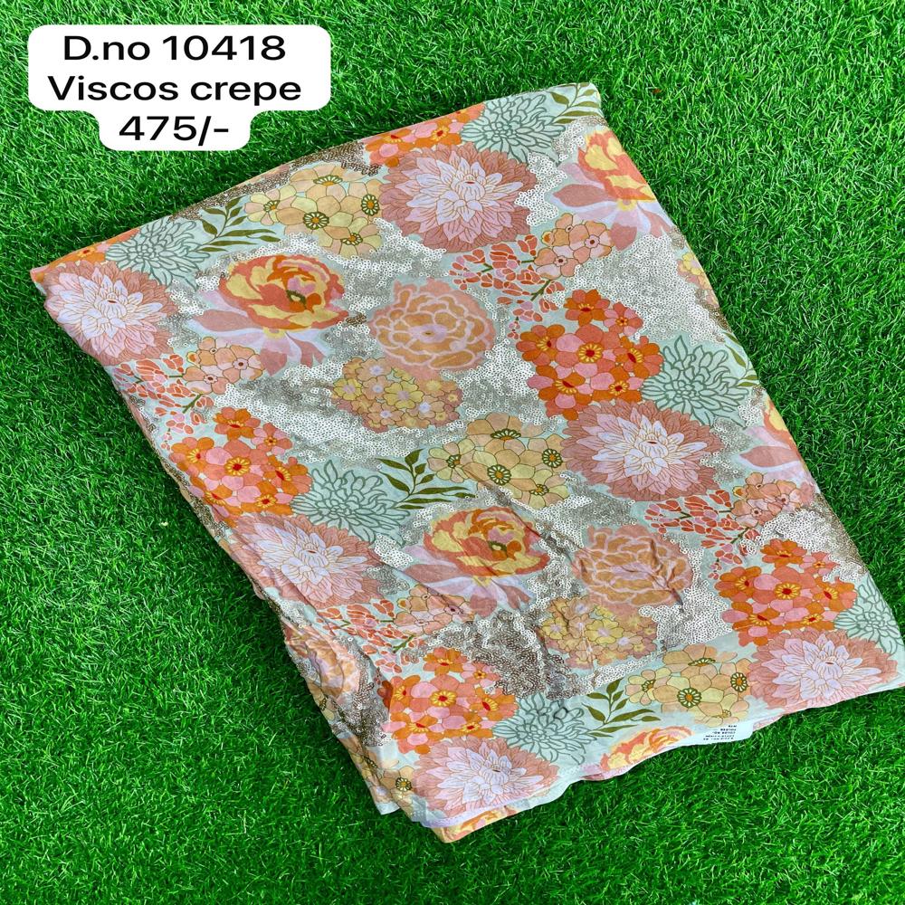 Digital Printed Viscose Crepe Fabric