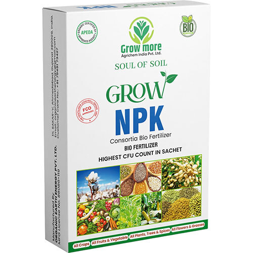 Npk Consortia Bio Organic Fertilizer Sachets - Application: Agriculture