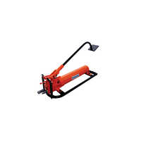 Manual Hydraulic Foot Pump - Color: Orange