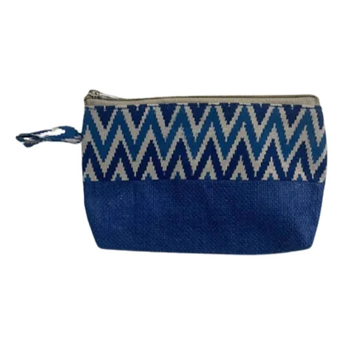 Ladies Jute Bag - Color: Blue