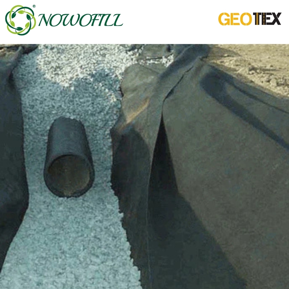 Needle Punch Geotextile For Filtration.                                                                          .