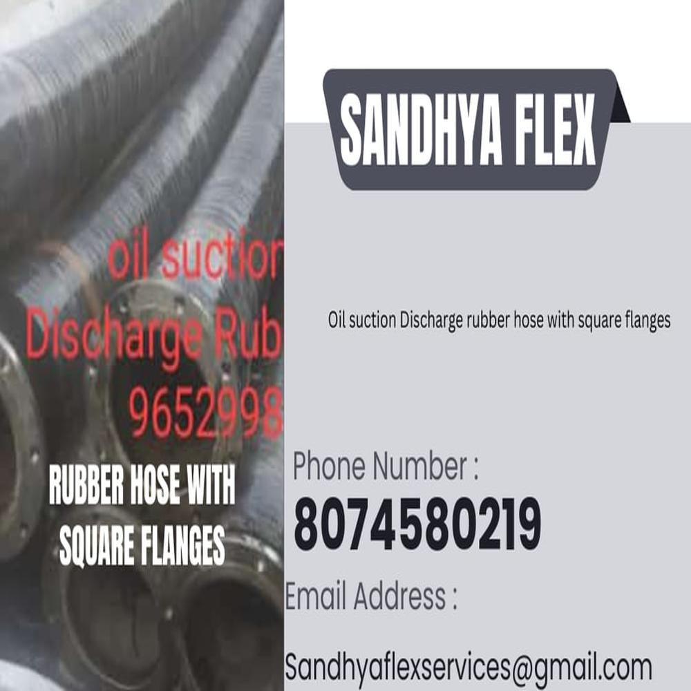 Oil Discharge Rubber Hose1 Inch