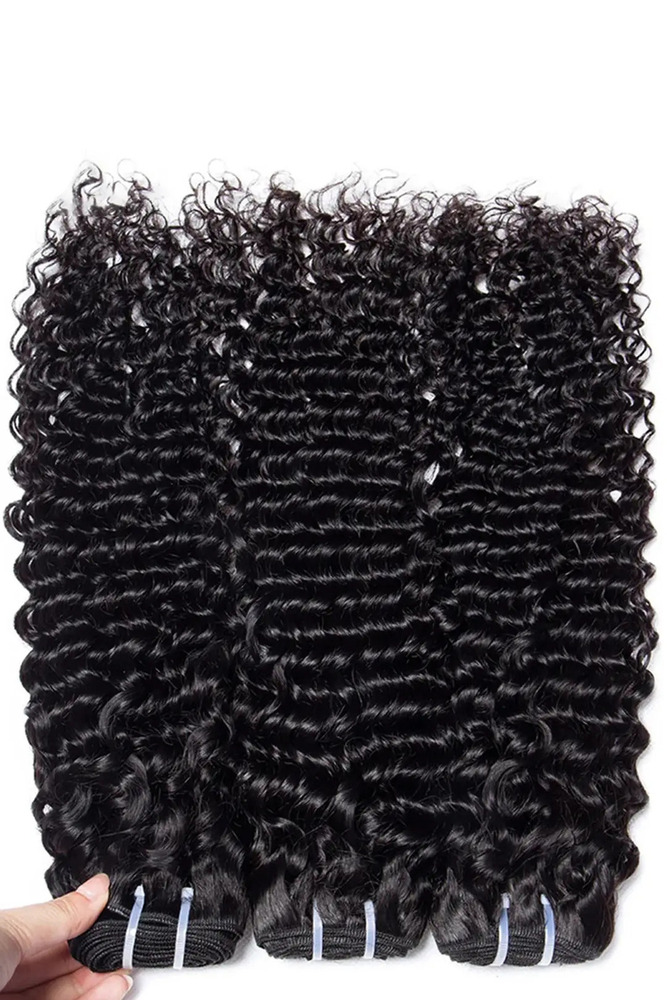 Deep Wave Bundles Human Hair Extension Natural Hair Extensions Curly Hair Bundles Remy Hair 30 Inch