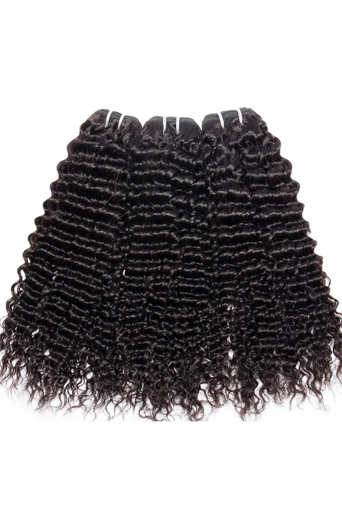 Deep Wave Bundles Human Hair Extension Natural Hair Extensions Curly Hair Bundles Remy Hair 30 Inch