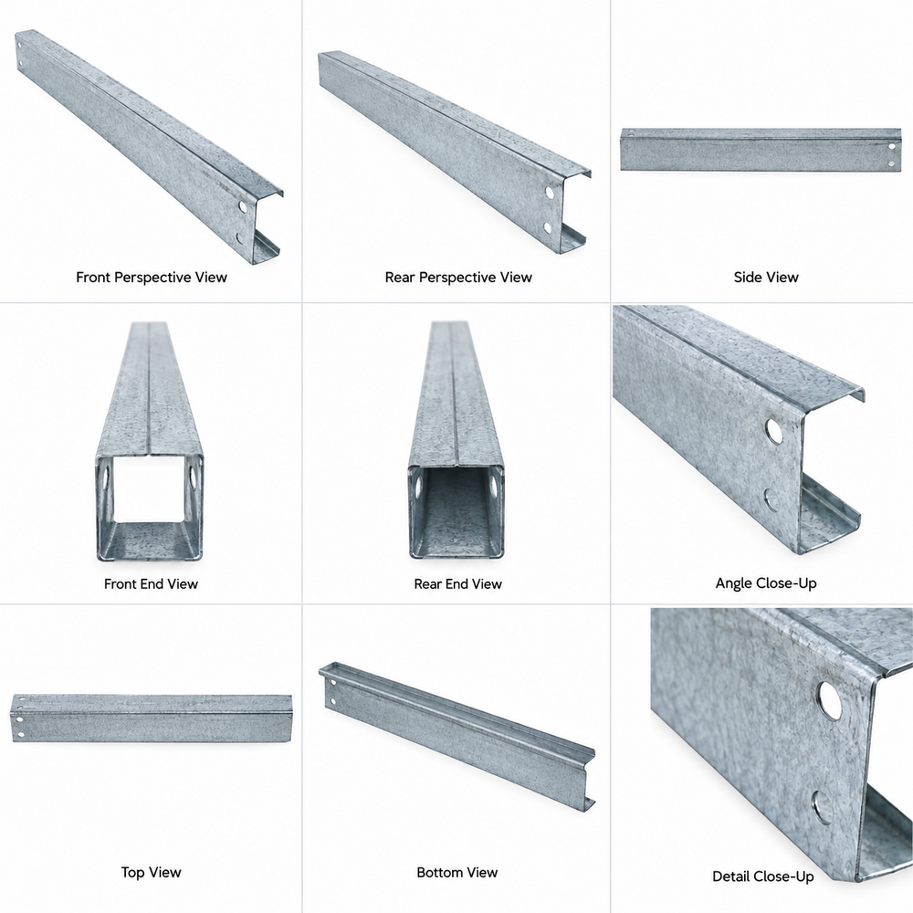 Aluminium C Purlin - Dimension (L*W*H): Standard