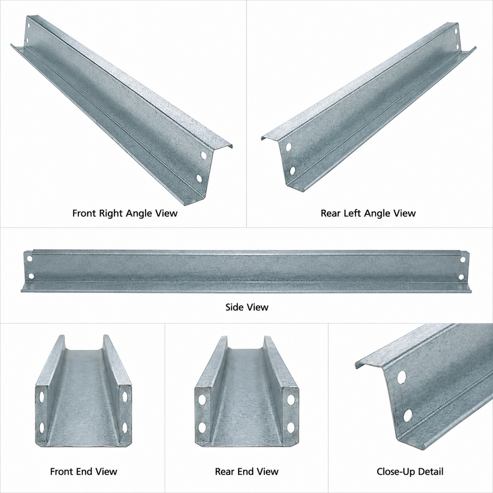 Aluminium Z Purlin - High Strength Rigid Alloy, Galvanized Surface Treatment | Multiple Grades Available, 1-Year Warranty