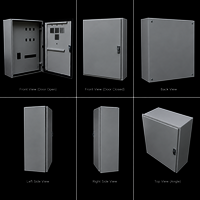 Steel Enclosure Box - Stainless Steel, Ip66 Protection Level | Galvanized Plated, Smooth Paint Finishing, Easy Maintenance