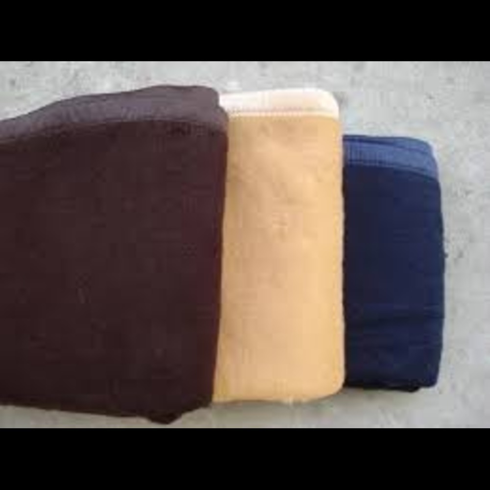 Railway Wool Blanket - 150x220cm, Assorted Color | 60% Wool & 40% Polyester, Plain Pattern, Ideal For Military, Home, Travel