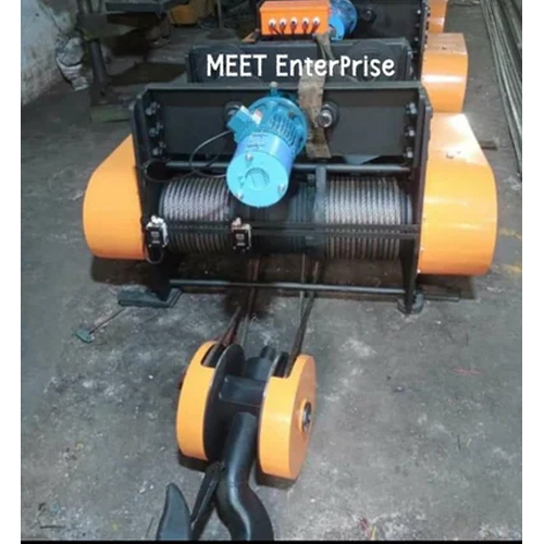 3 Ton Wire Rope Hoist - Color: Yellow